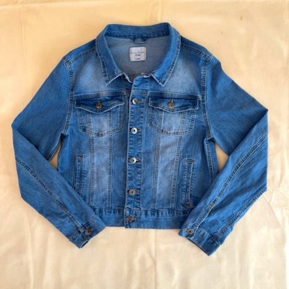 LOVE TREE | Girls Jean Jacket Size L Pre-washed Stretch